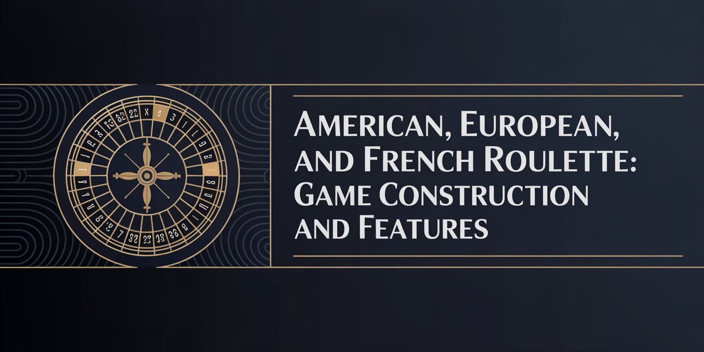 American, European, and French Roulette: Game Construction and Features